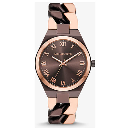 Front view of Michael Kors Lennox Women's Quartz Watch MK7501