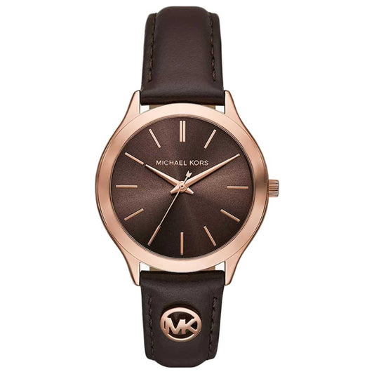 Front view of Michael Kors Slim Runaway Women's Quartz Watch MK7546