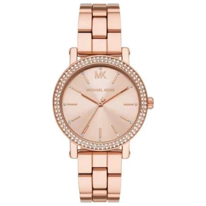 Front view of Michael Kors Corey Women's Quartz Watch MK7548