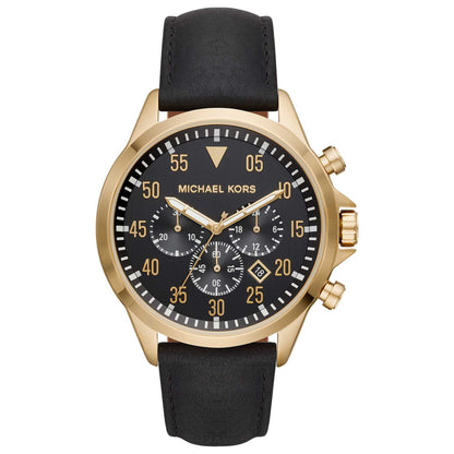 Front view of Michael Kors Gage Men's Quartz Watch MK8618