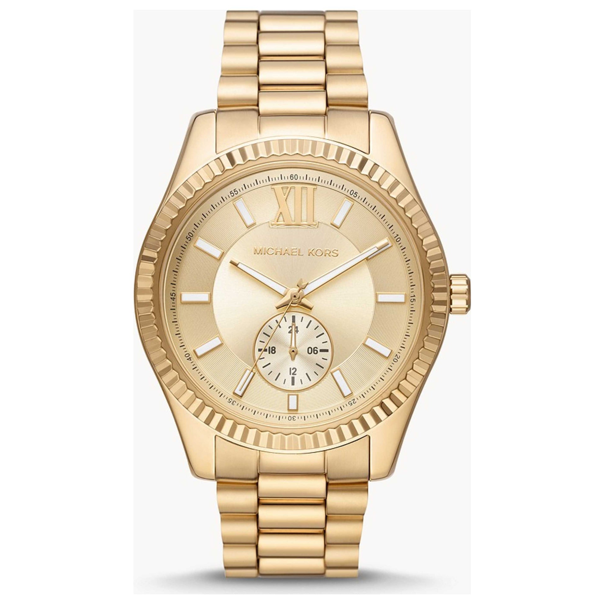 Front view of Michael Kors Lexington Men's Quartz Watch MK8947