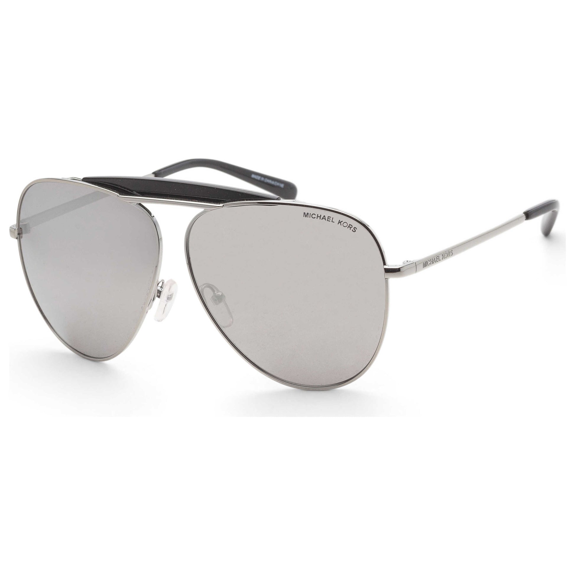 Front view of Michael Kors Bleecker Men's Sunglasses MK9037M-10056G-61