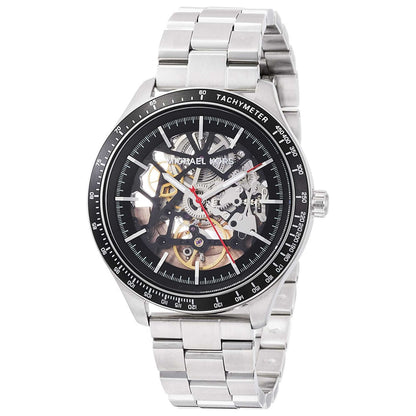 Front view of Michael Kors Merrick Men's Automatic Watch MK9037
