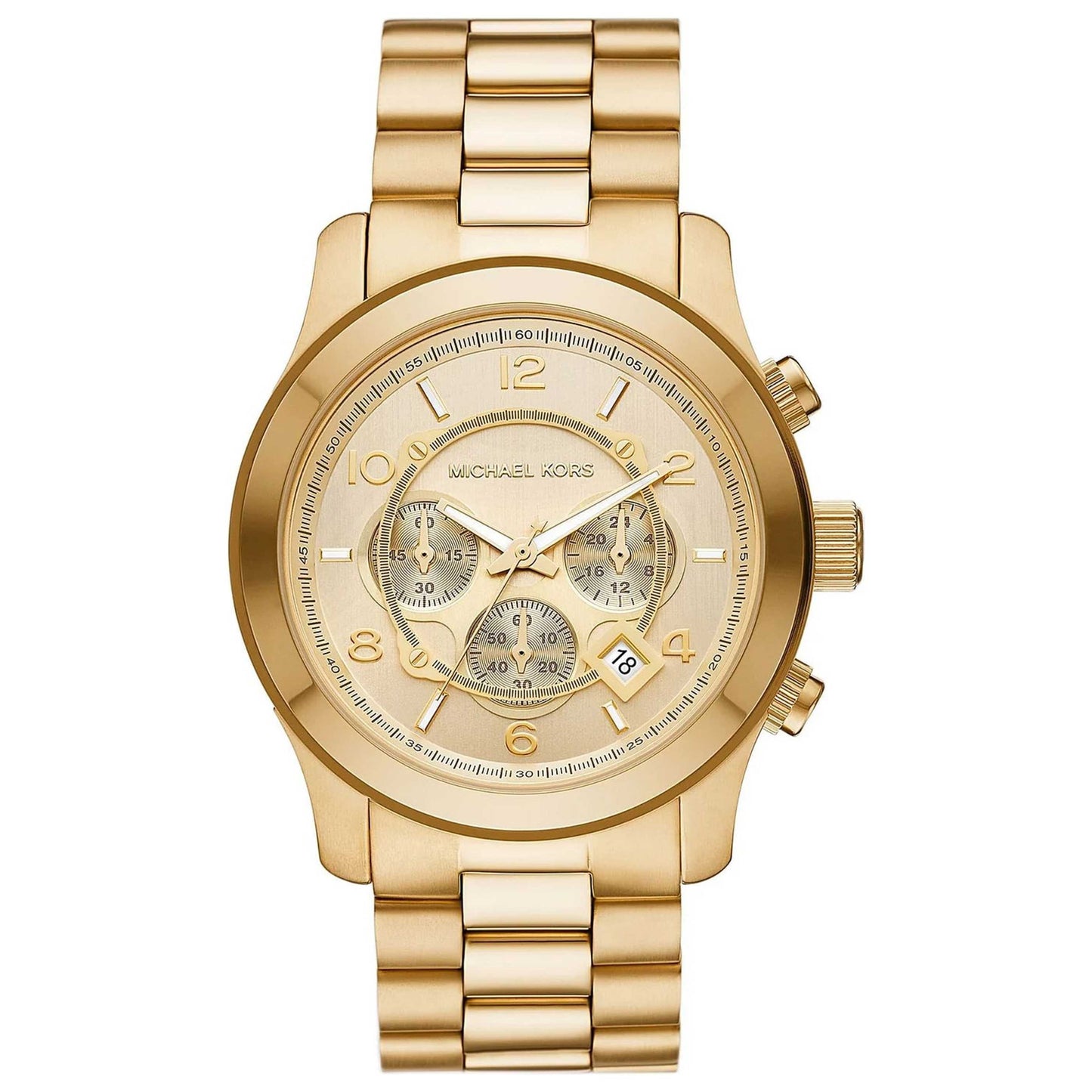 Front view of Michael Kors Runway Men's Quartz Watch MK9074