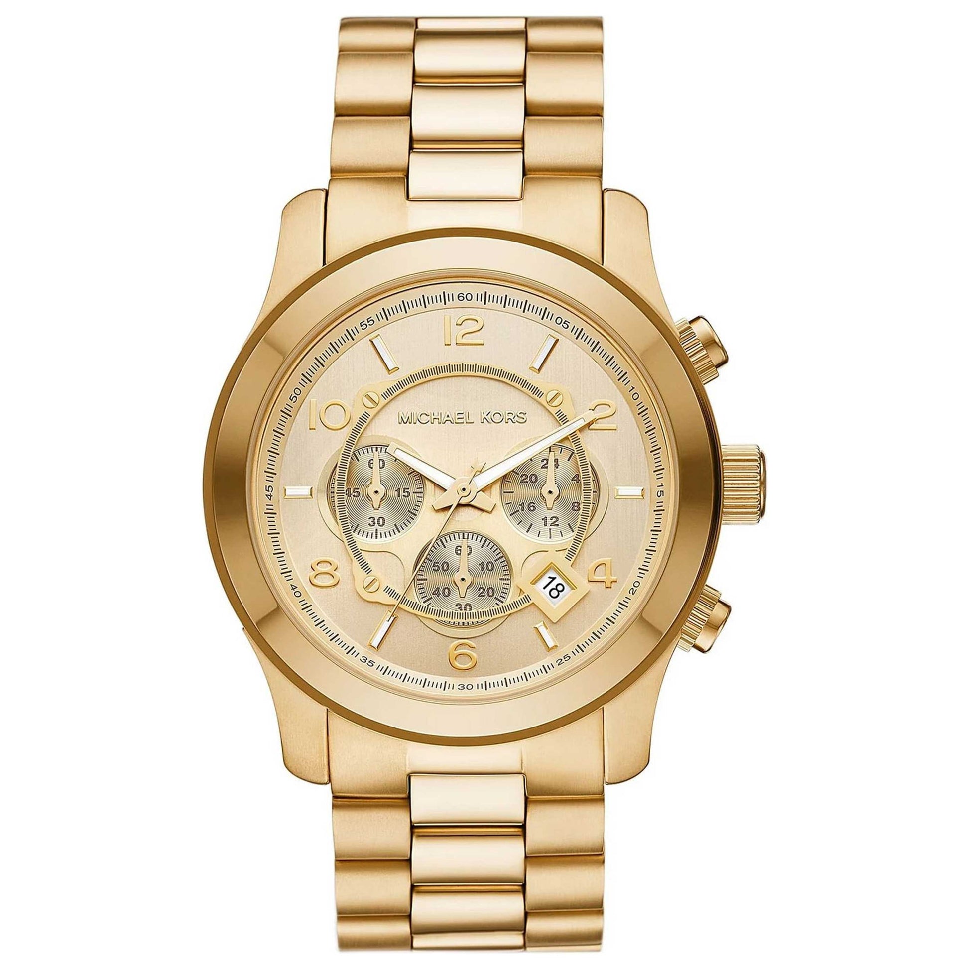 Front view of Michael Kors Runway Men's Quartz Watch MK9074
