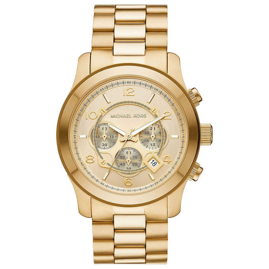Front view of Michael Kors Runway Men's Quartz Watch MK9074