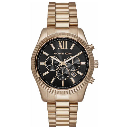 Front view of Michael Kors Lexington Men's Quartz Watch MK9155
