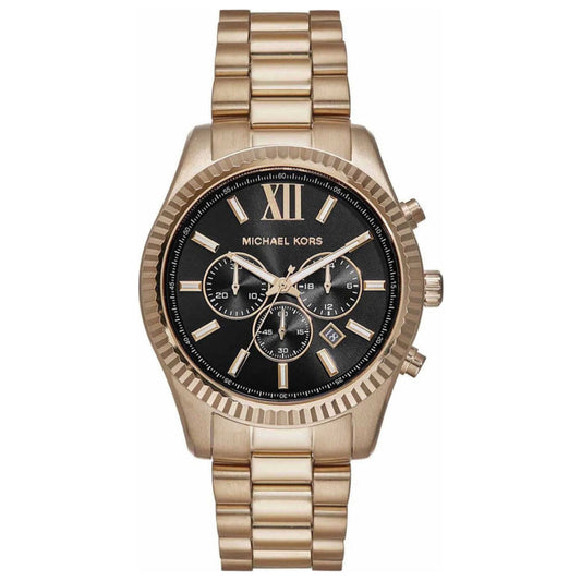 Front view of Michael Kors Lexington Men's Quartz Watch MK9155
