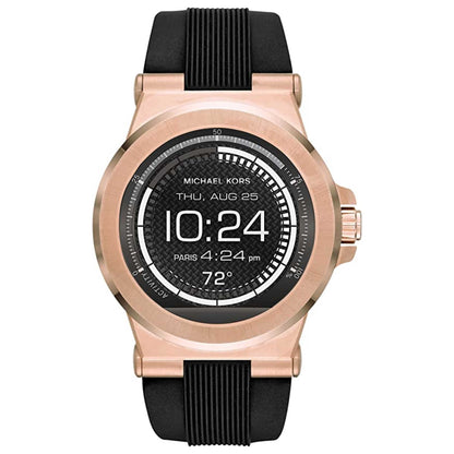 Front view of Michael Kors Access Dylan Men's Rechargeable Battery Watch MKT5010