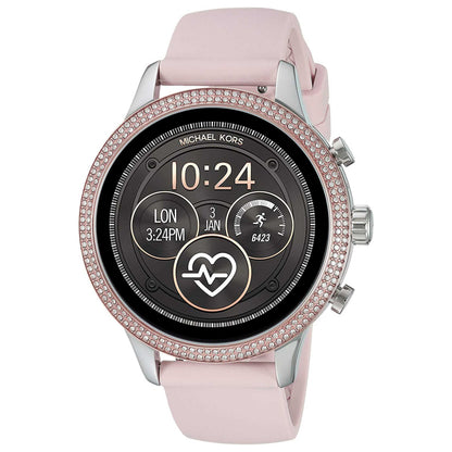 Front view of Michael Kors Gen 4 Runway Women's Rechargeable Battery Watch MKT5055