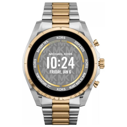 Front view of Michael Kors Gen 6 Bradshaw Women's Quartz Smartwatch MKT5134