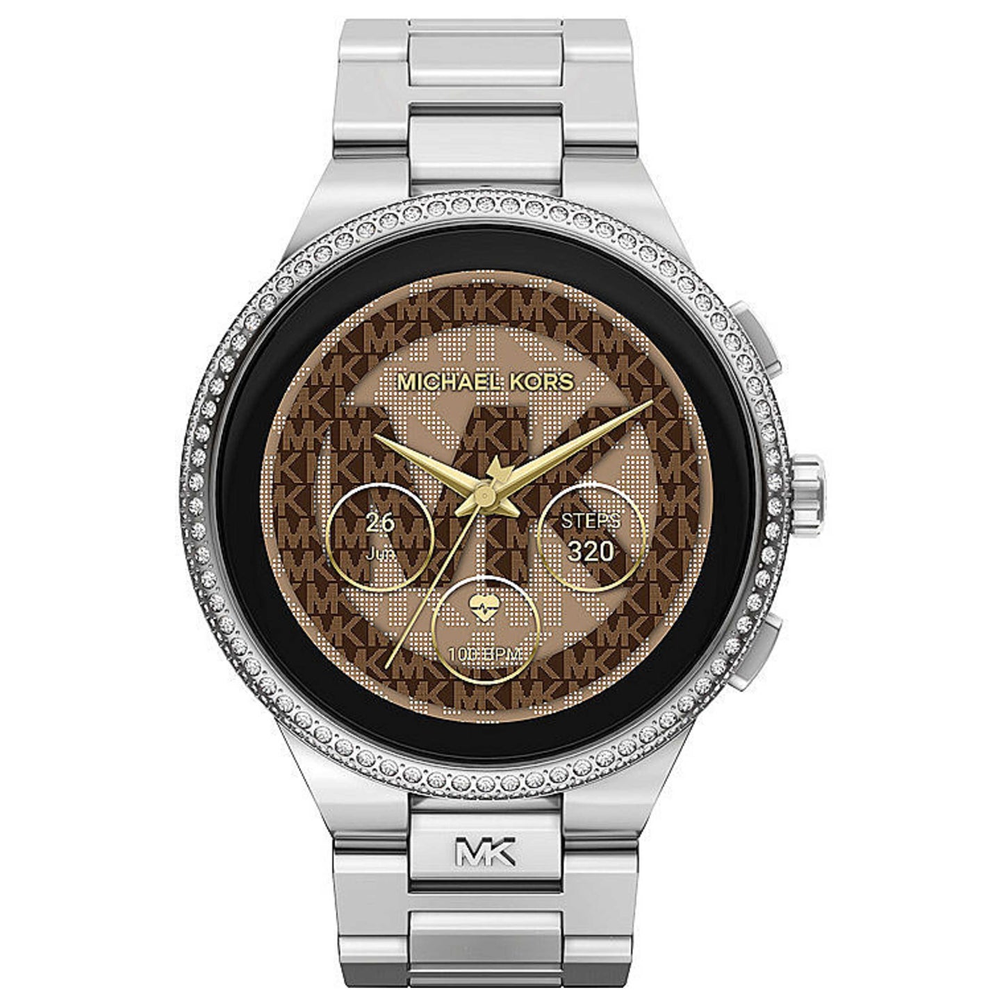 Front view of Michael Kors Gen 6 Camille Women's Quartz Smartwatch MKT5143