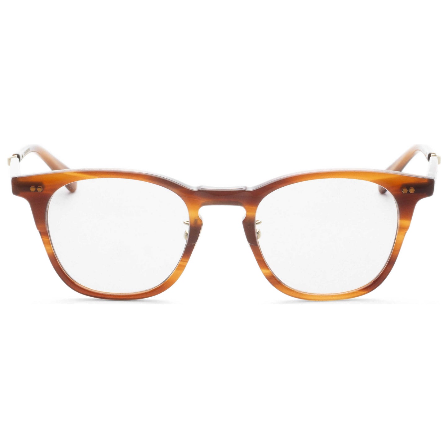 Back view of Garrett Leight WRIGHT C Men's Opticals ML1026-47-BW-WG