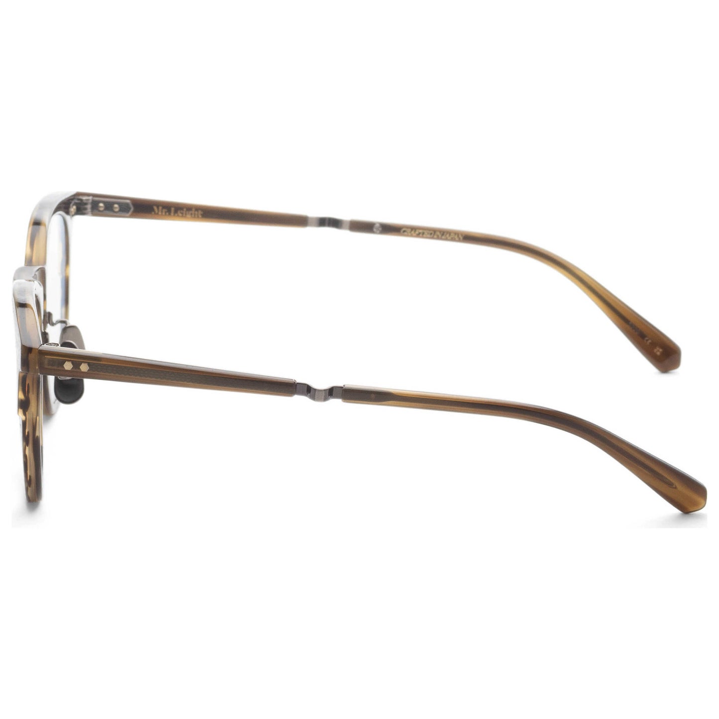 Left view of Garrett Leight WRIGHT C Men's Opticals ML1026-47-KLP-PW