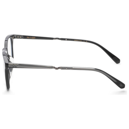 Left view of Garrett Leight KANKALOA Men's Opticals ML1049-49-BK-GM