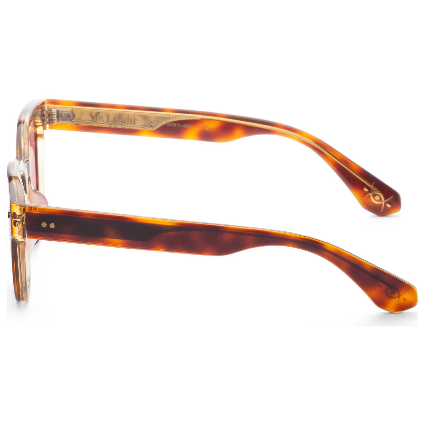 Left view of Garrett Leight JANE Women's Opticals ML2047-48-HCL-ATGORC
