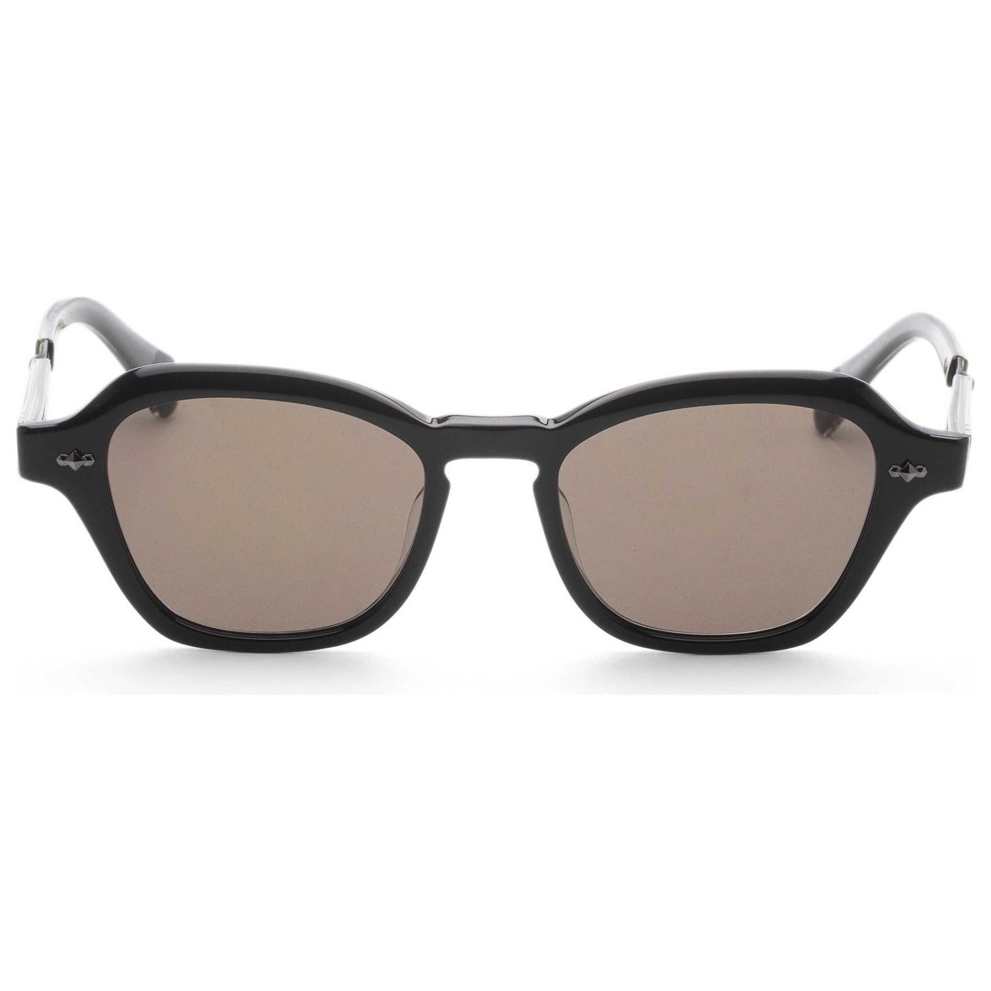 Back view of Garrett Leight RELL Women's Opticals ML2055-50-BK-GMSFLAVA