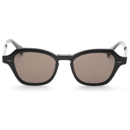 Back view of Garrett Leight RELL Women's Opticals ML2055-50-BK-GMSFLAVA