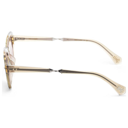 Left view of Garrett Leight RELL Women's Opticals ML2055-50-OI-PLTSFFERNG