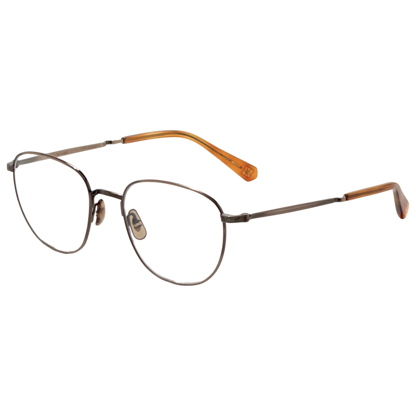 Front view of Garrett Leight GRIFFITH III C Unisex Opticals ML3035-51-ATG-SAFT
