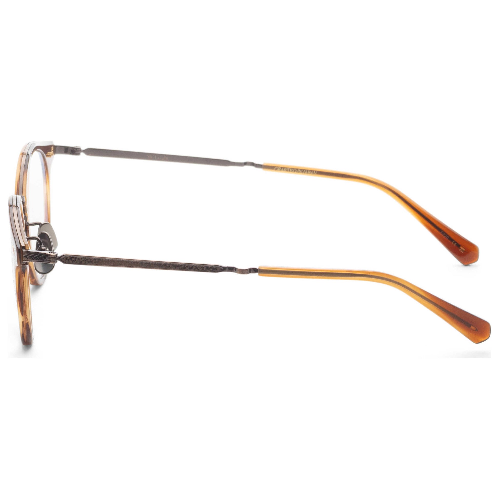 Left view of Garrett Leight MARMONT Unisex Opticals ML3038-46-BW-ATG