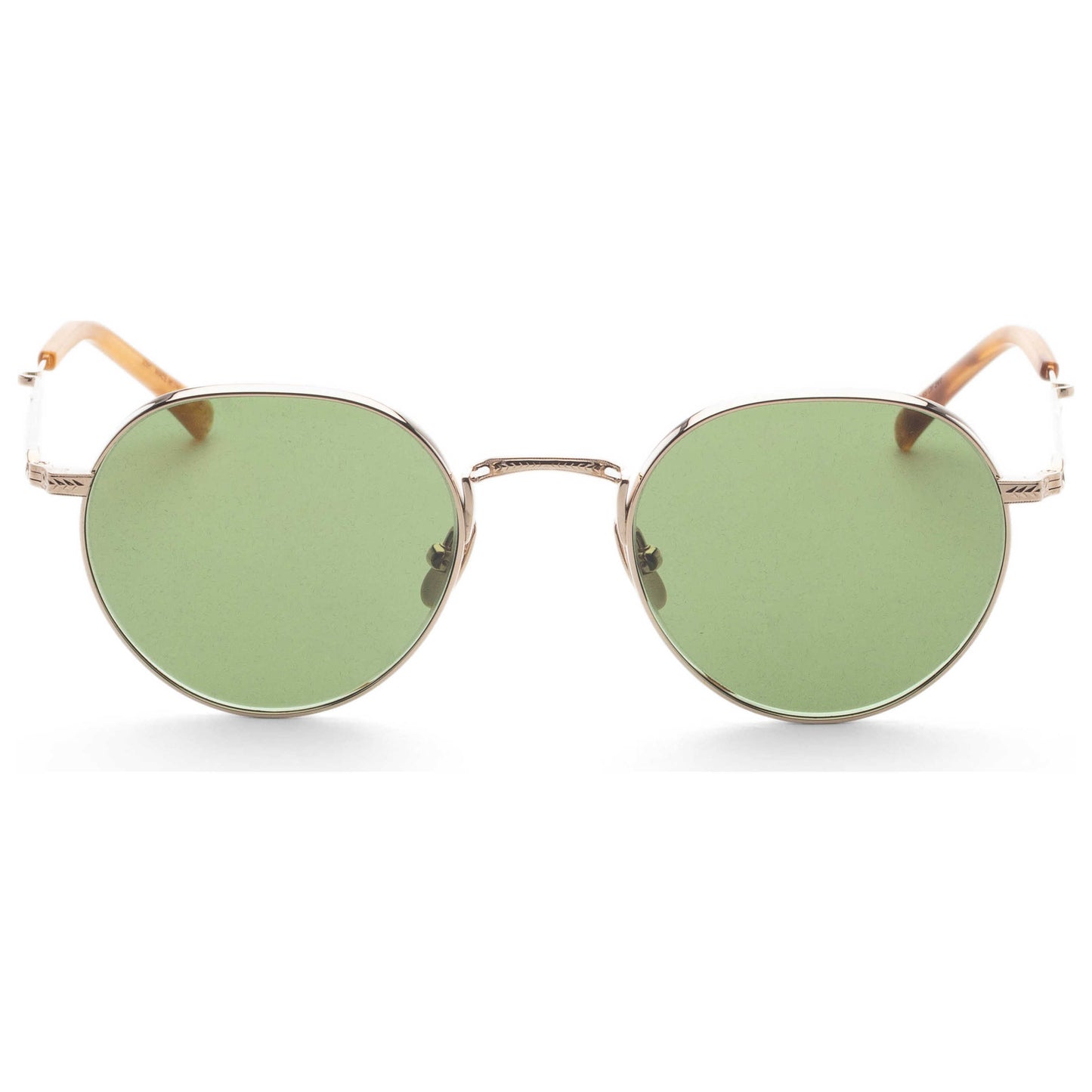 Back view of Garrett Leight HACHI Unisex Opticals ML4033-49-12KG-MMRRYESFDMDGRN