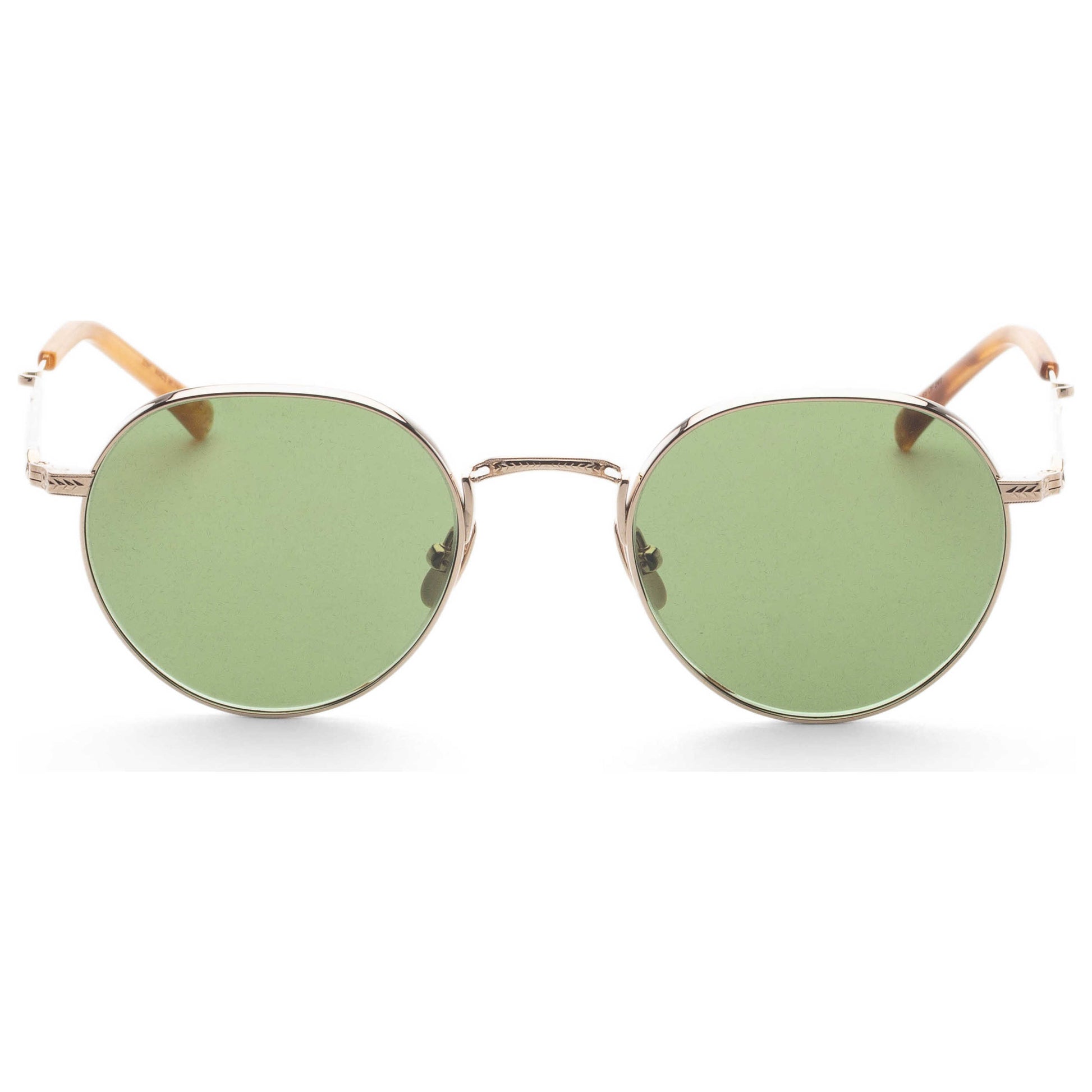 Back view of Garrett Leight HACHI Unisex Opticals ML4033-49-12KG-MMRRYESFDMDGRN