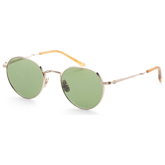 Front view of Garrett Leight HACHI Unisex Opticals ML4033-49-12KG-MMRRYESFDMDGRN