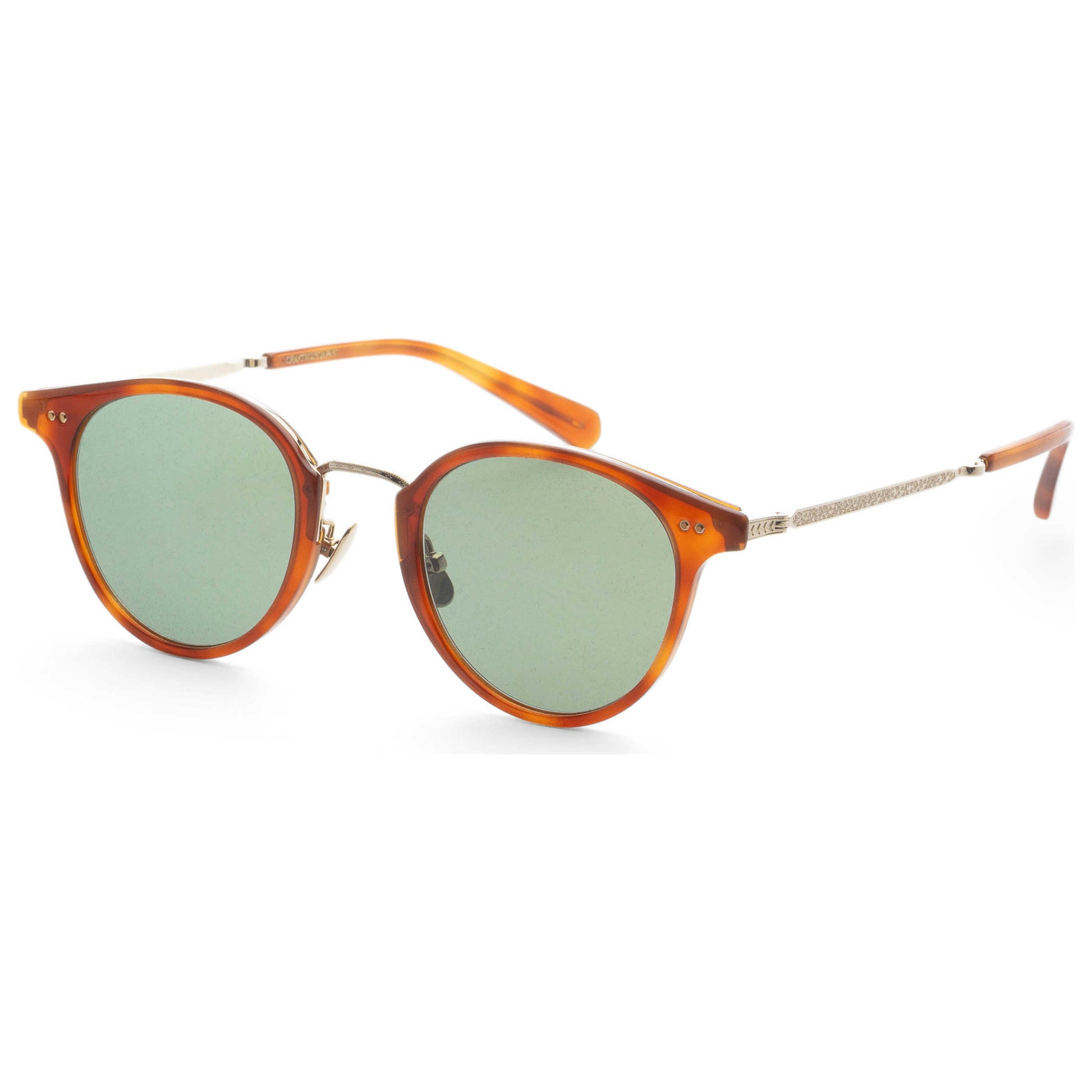 Front view of Garrett Leight MARMONT COMBO S Unisex Opticals ML4038-46-AMT-WGF