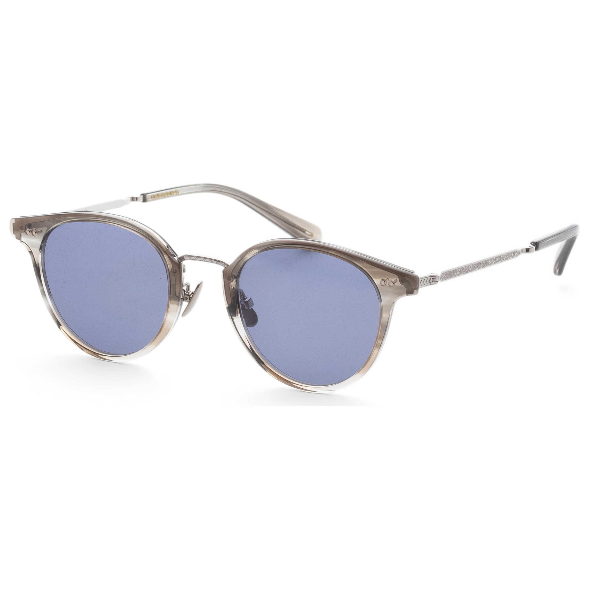 Front view of Garrett Leight MARMONT COMBO S Unisex Opticals ML4038-46-SLF-PLTIND