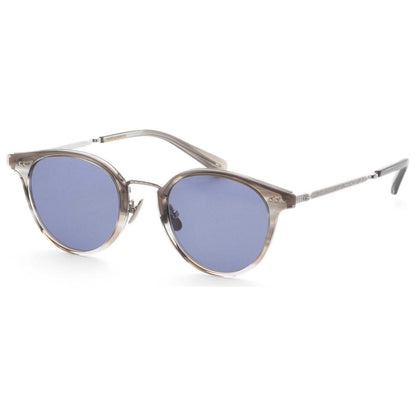 Front view of Garrett Leight MARMONT COMBO S Unisex Opticals ML4038-46-SLF-PLTIND
