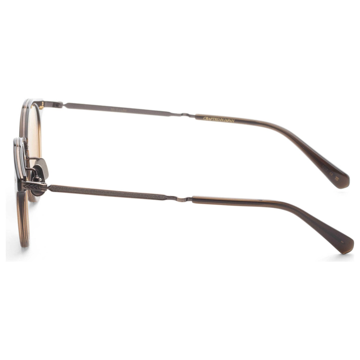 Left view of Garrett Leight MARMONT COMBO S Unisex Opticals ML4038-46-TRUF-ATGOLV