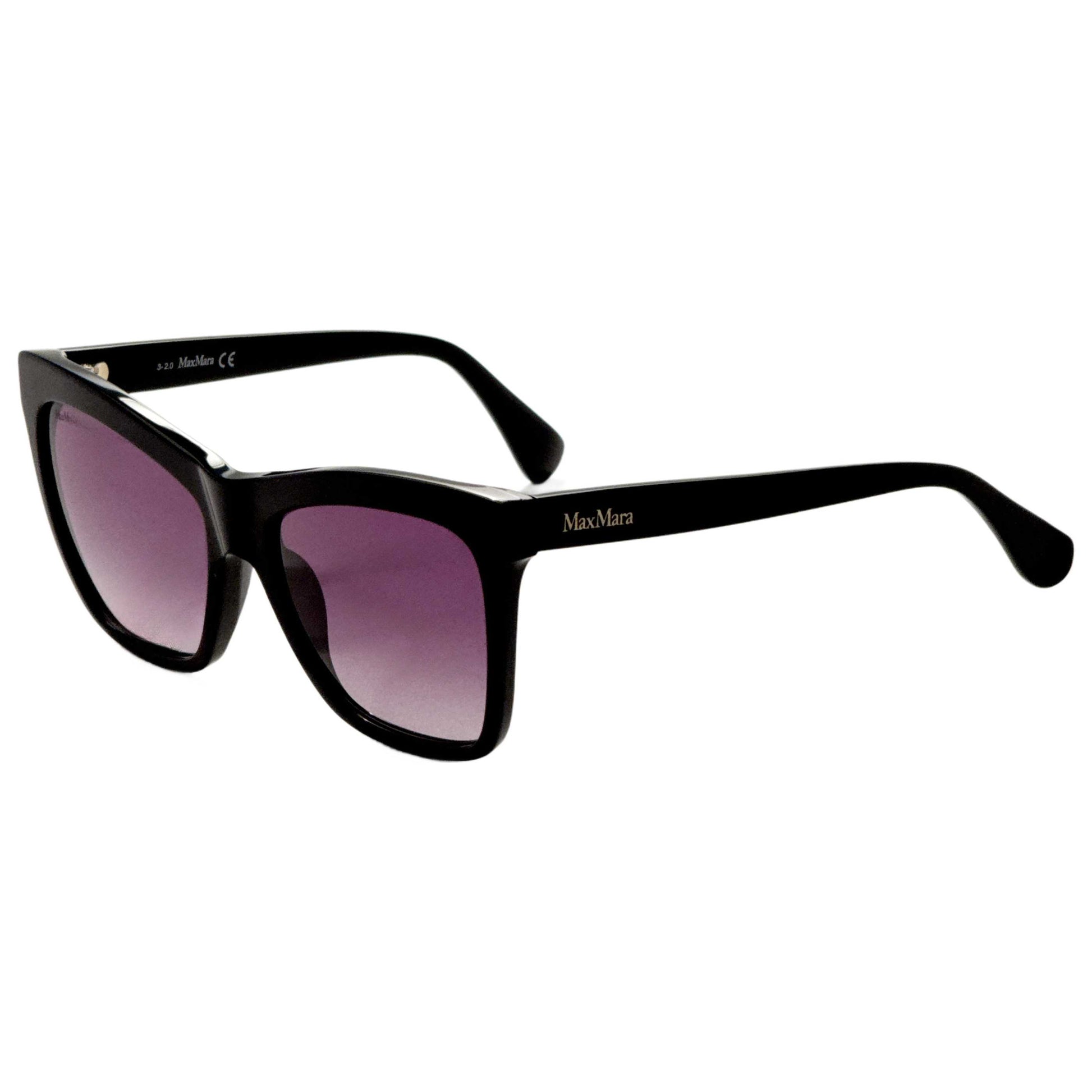 Front view of Max Mara Women's Sunglasses MM0008-01B-55