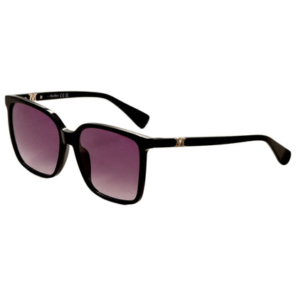 Front view of Max Mara Women's Sunglasses MM0046-01B-57