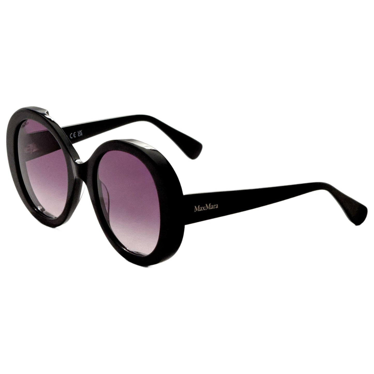 Front view of Max Mara Women's Sunglasses MM0083-01A-57
