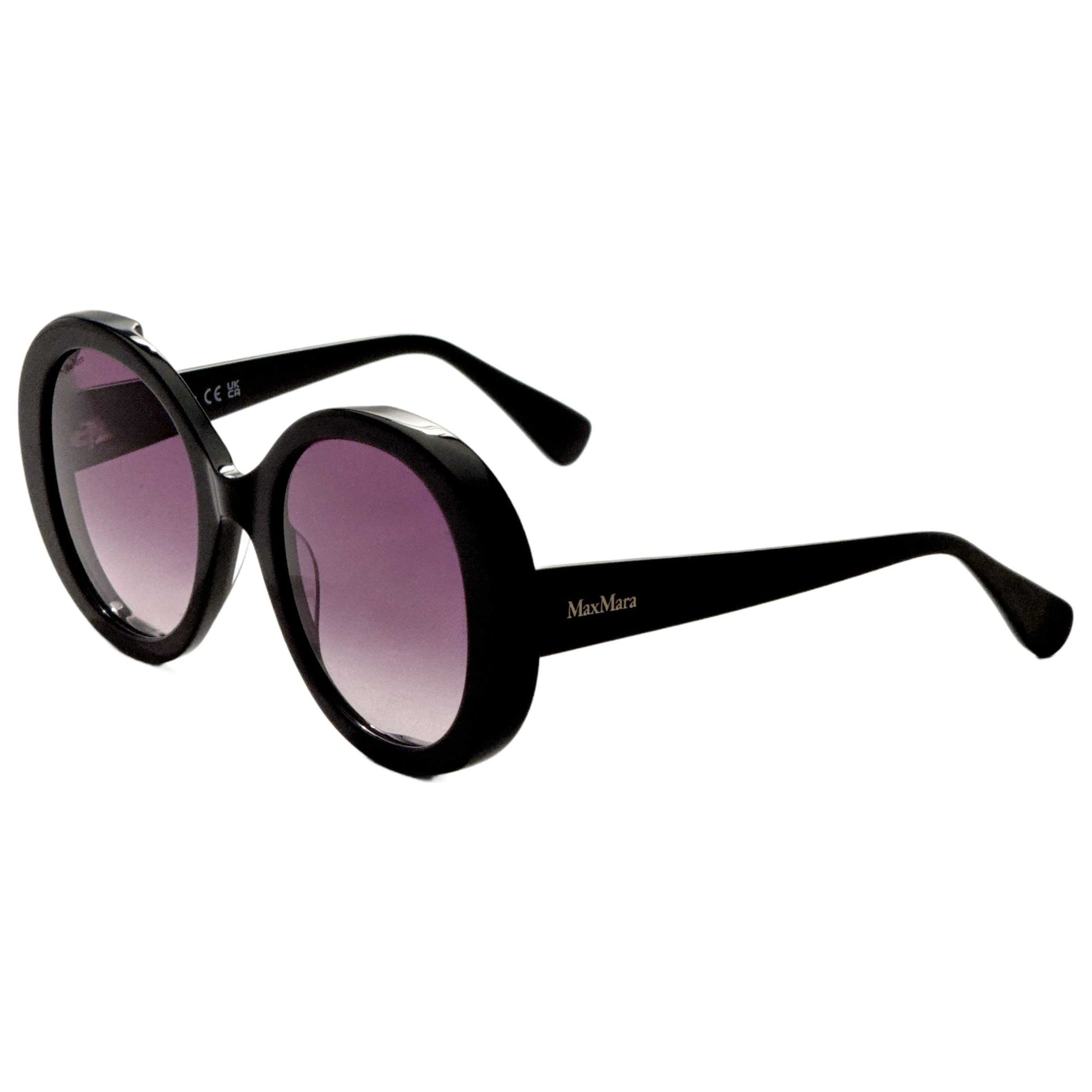 Front view of Max Mara Women's Sunglasses MM0083-01A-57