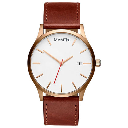 Front view of MVMT Classic Men's Quartz Watch MM01-WBR