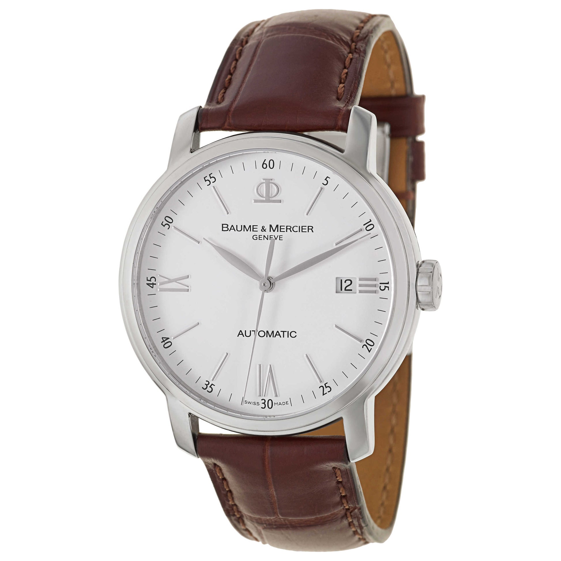 Front view of Baume and Mercier Classima Executives Men's Automatic Watch MOA08686