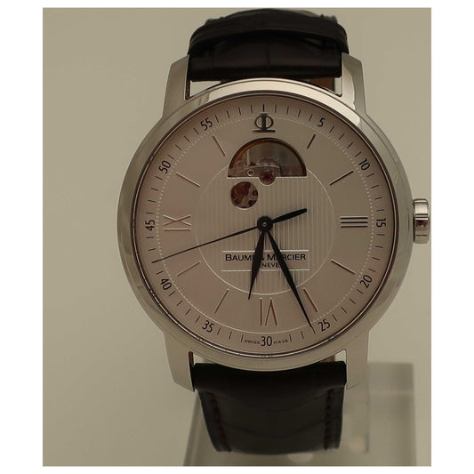 Front view of Baume and Mercier Classima Executives Men's Automatic Watch MOA08688-SD