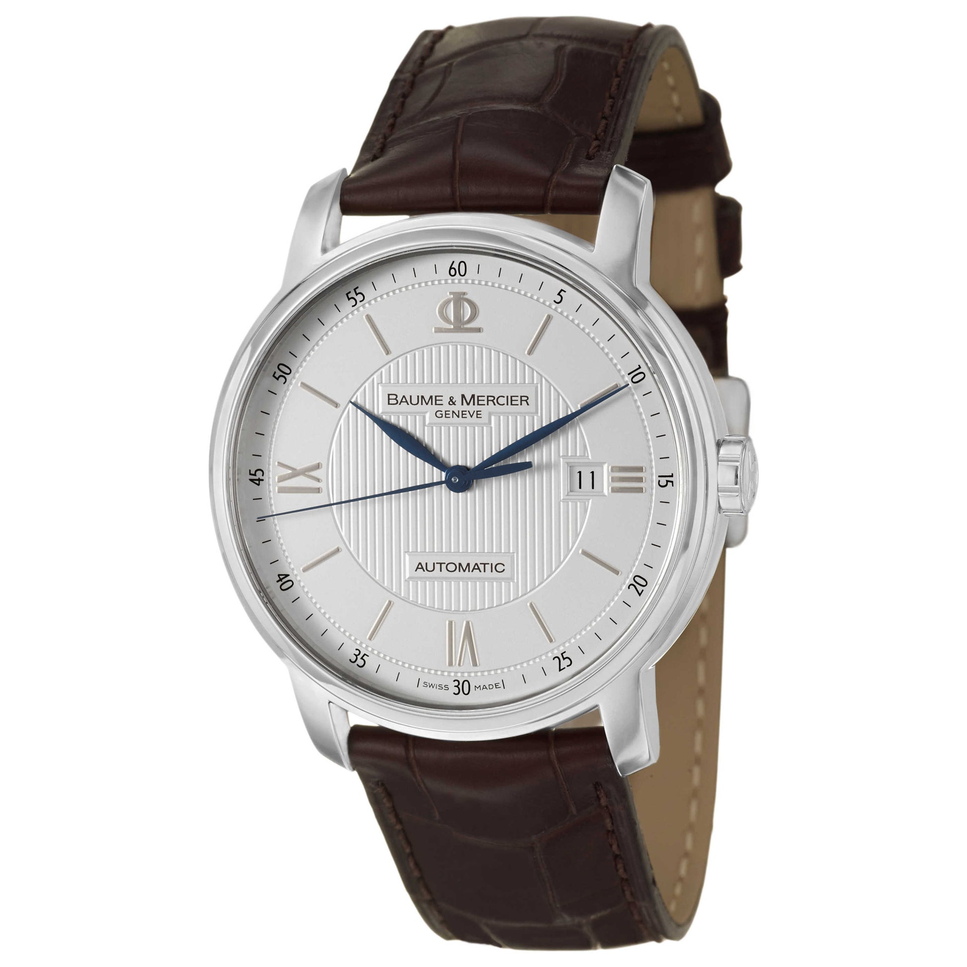 Front view of Baume and Mercier Classima Executives Men's Automatic Watch MOA08731