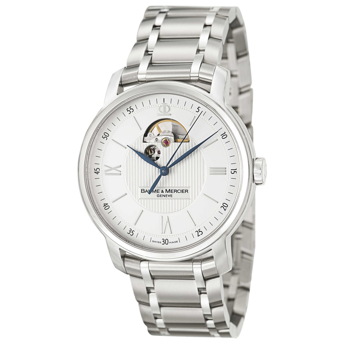 Front view of Baume and Mercier Classima Executives Men's Automatic Watch MOA08833