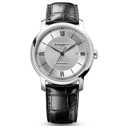 Front view of Baume and Mercier Classima Executives Men's Automatic Watch MOA08868
