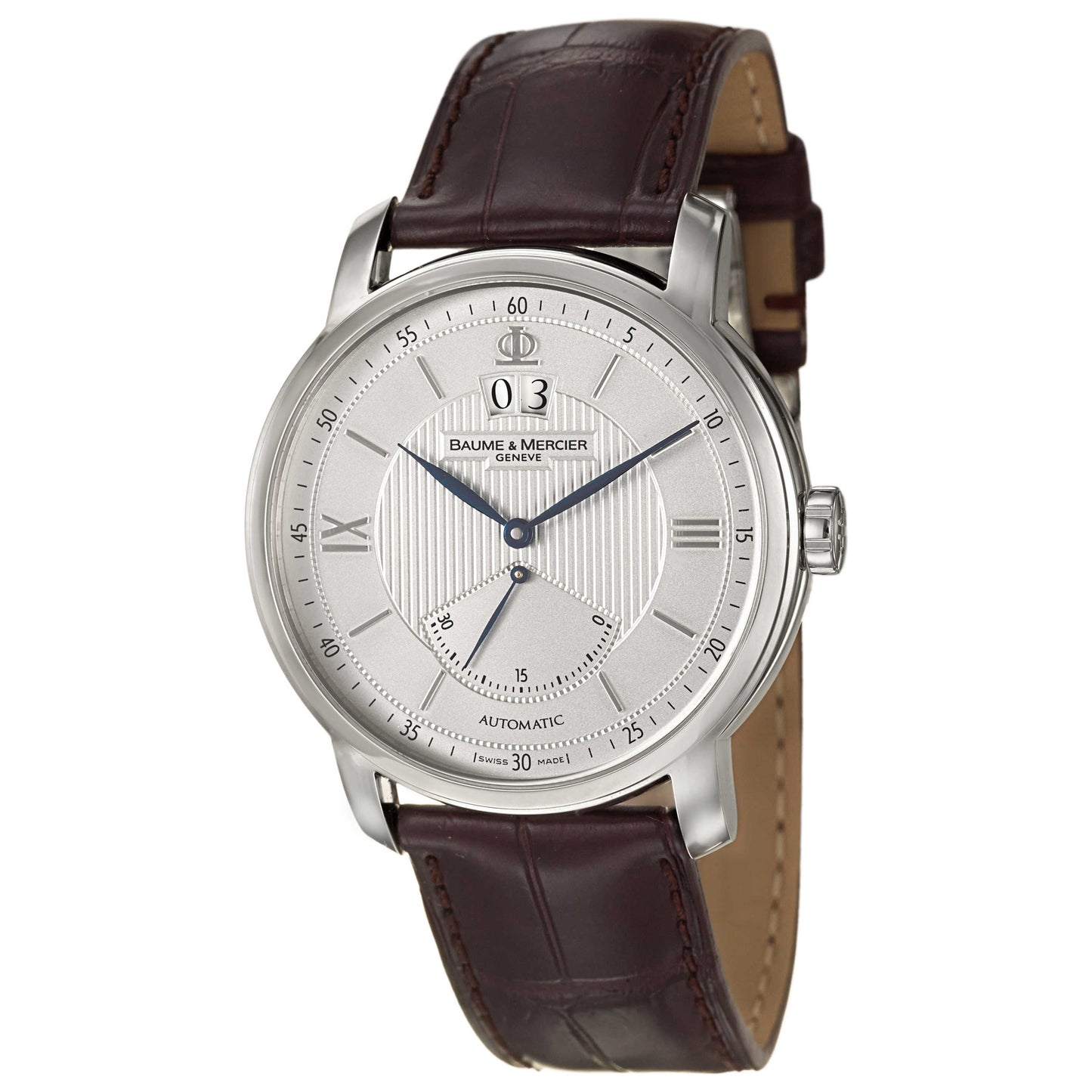 Front view of Baume and Mercier Classima Executives Men's Automatic Watch MOA08879