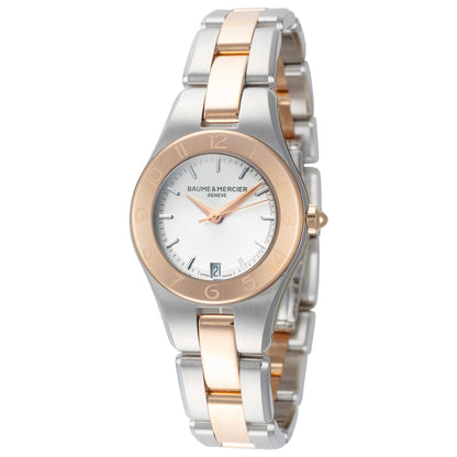 Front view of Baume and Mercier Linea Women's Quartz Watch MOA10015