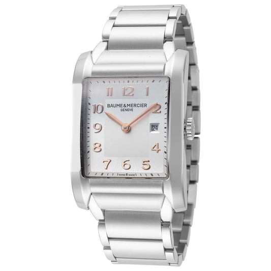 Front view of Baume and Mercier Hampton Women's Quartz Watch MOA10020