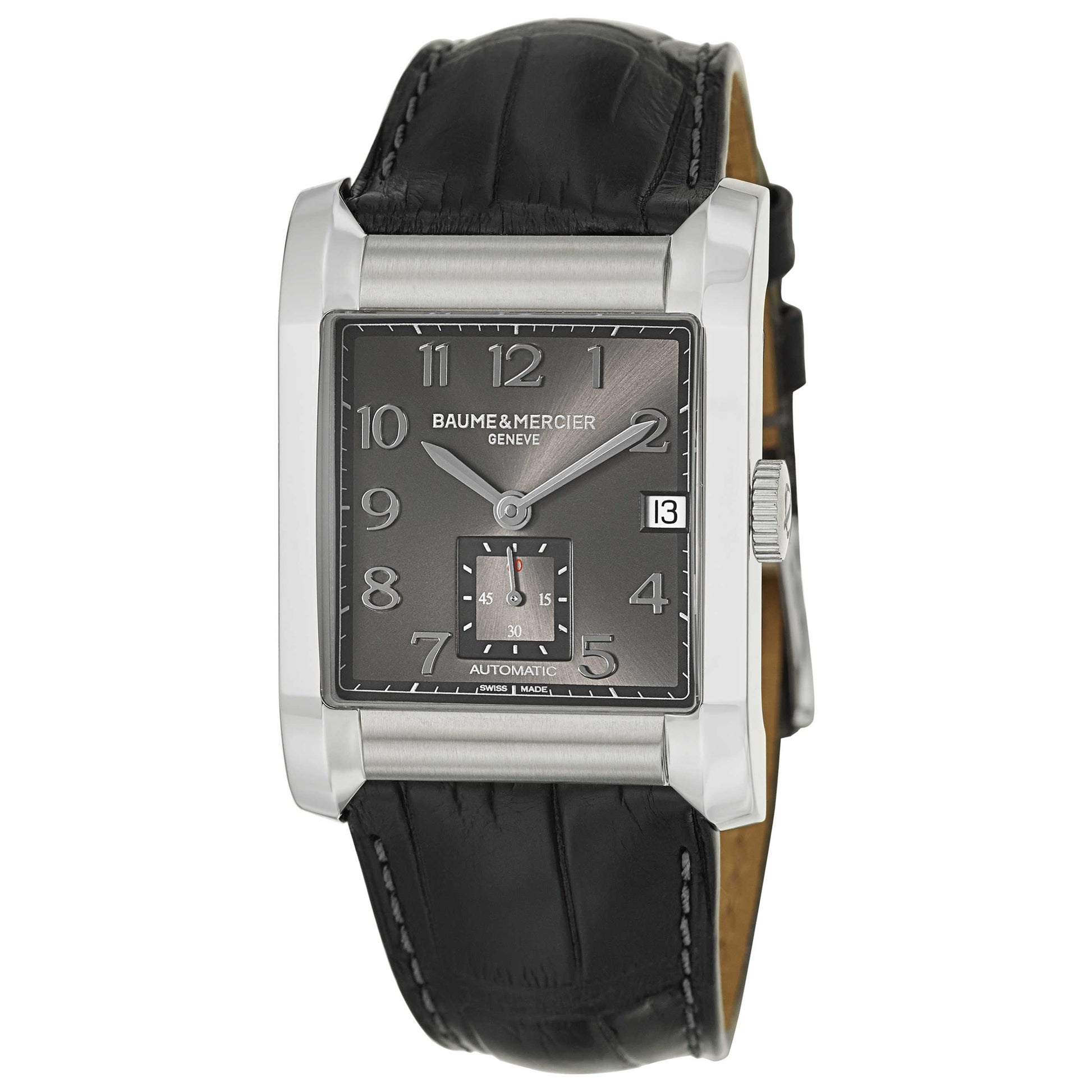 Front view of Baume and Mercier Hampton Men's Automatic Watch MOA10027