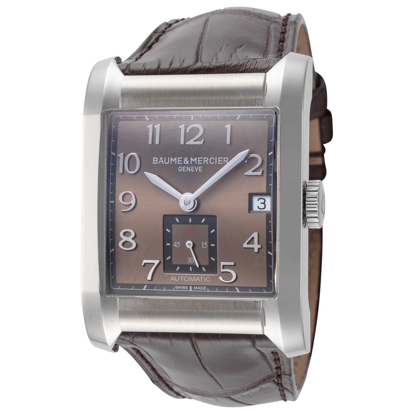 Front view of Baume and Mercier Hampton Men's Automatic Watch MOA10028
