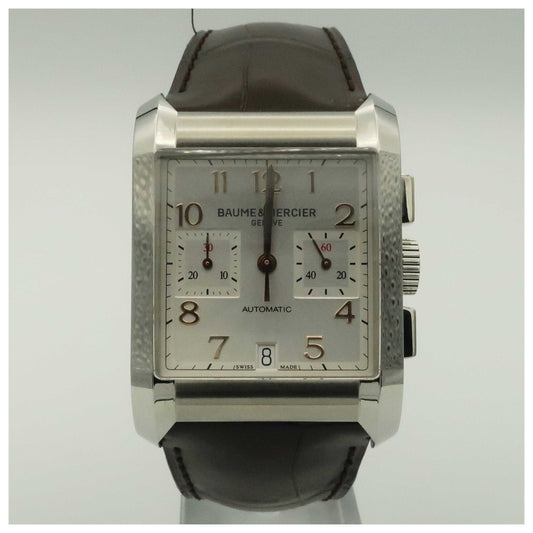 Front view of Baume and Mercier Hampton Men's Automatic Watch MOA10029-PO