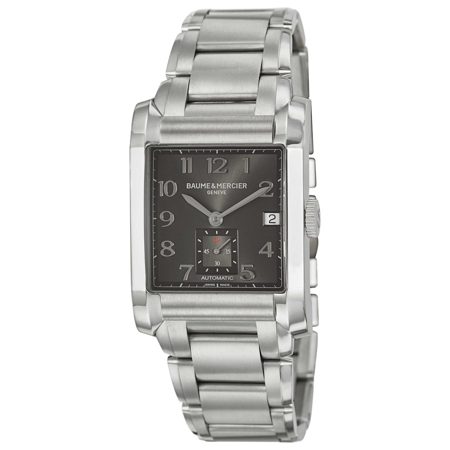 Front view of Baume and Mercier Hampton Men's Automatic Watch MOA10048