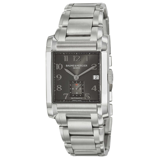 Front view of Baume and Mercier Hampton Men's Automatic Watch MOA10048